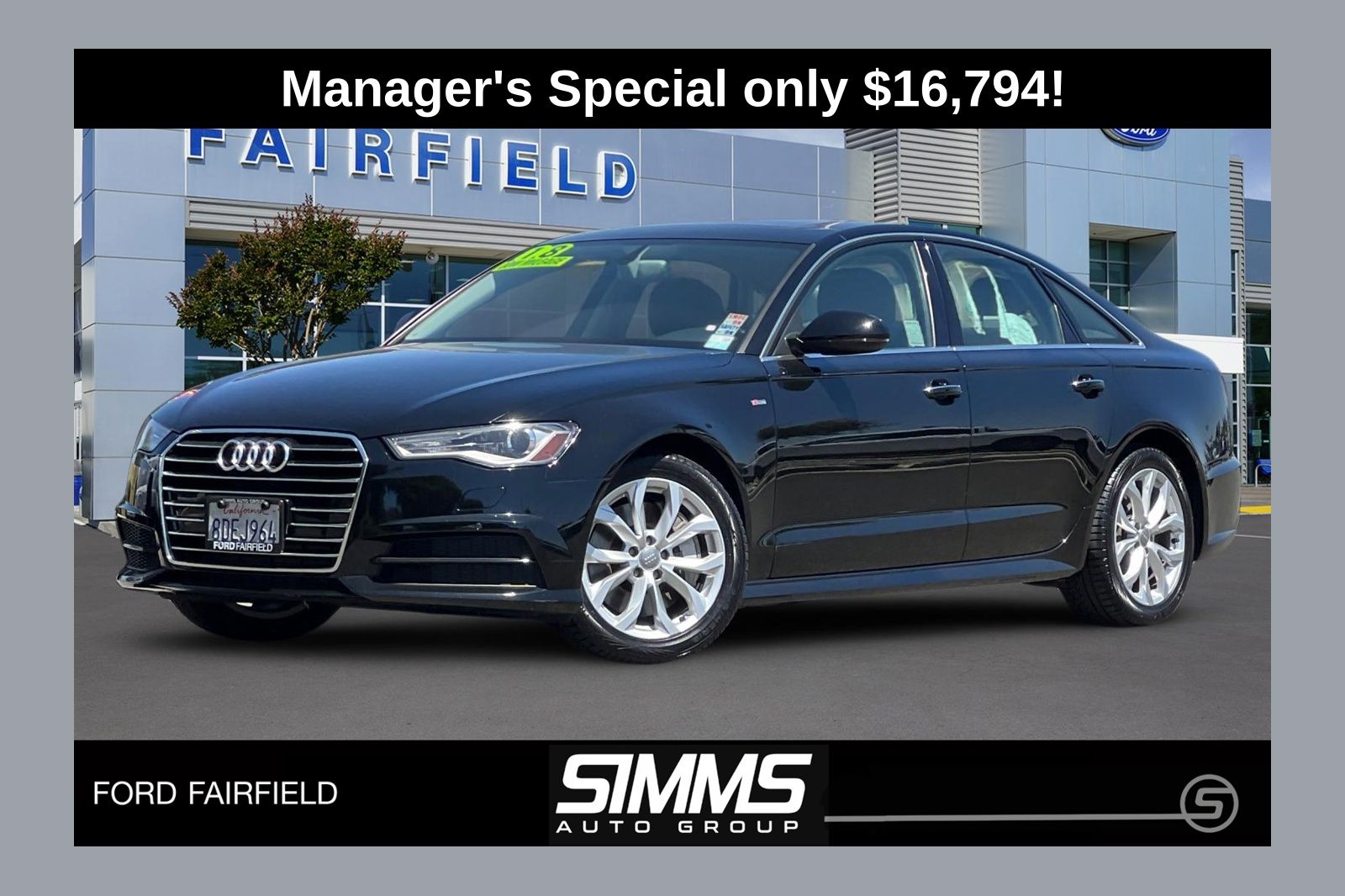 Gray 2018 Audi A6 Sedan Front-Wheel Drive 7-Speed Automatic