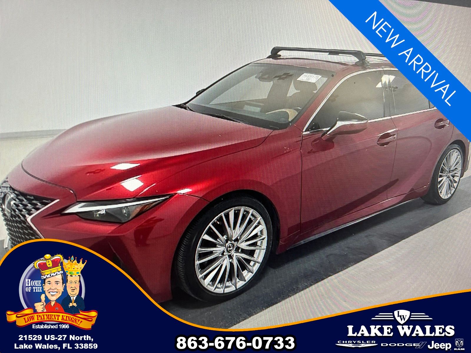 Matador Red Mica 2022 Lexus IS 300 RWD Sedan Rear-Wheel Drive 8-Speed Automatic
