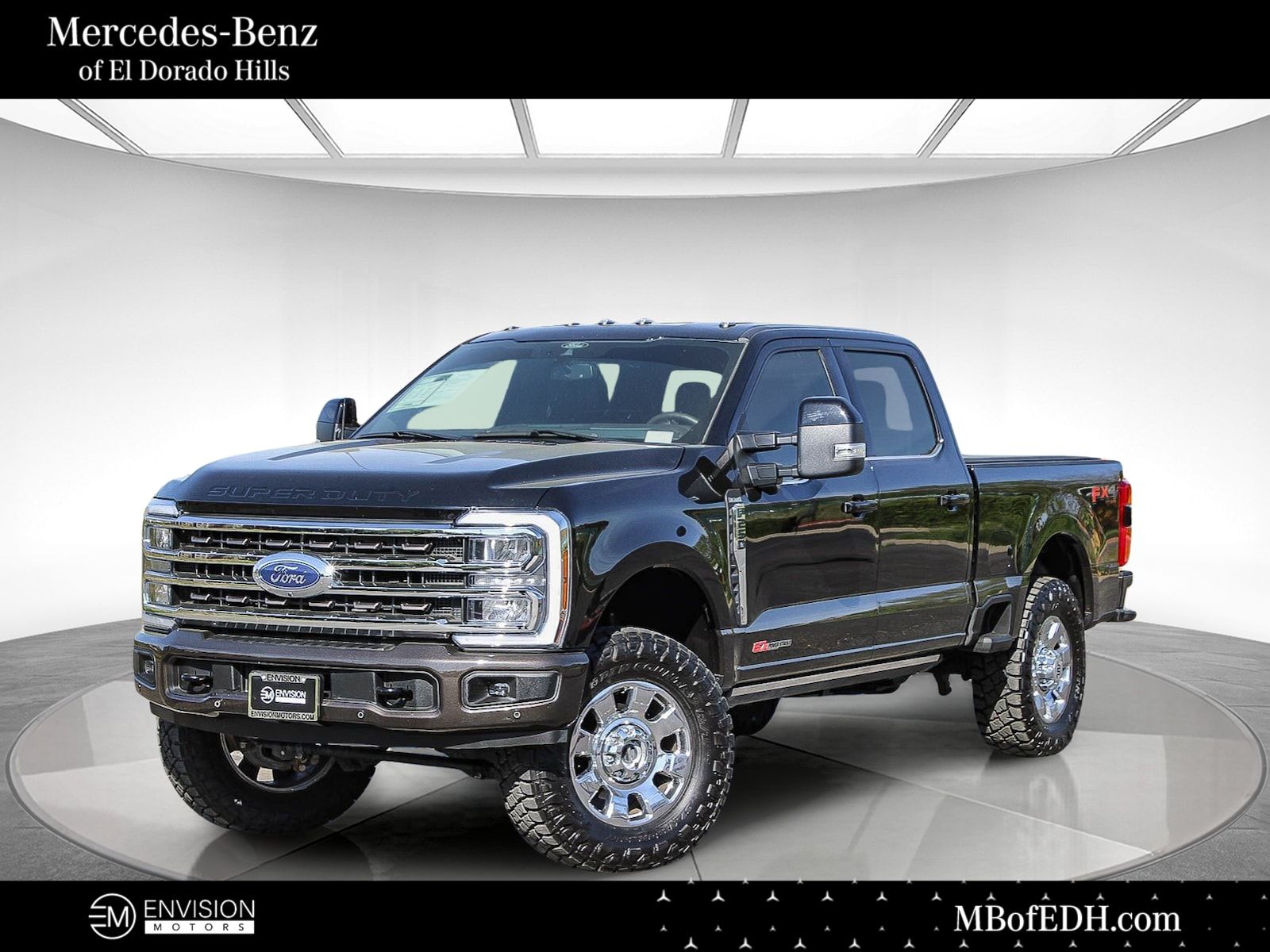 Agate Black Metallic 2024 Ford F-250 Super Duty King Ranch Crew Cab 4WD Pickup Truck Four-Wheel Drive Automatic