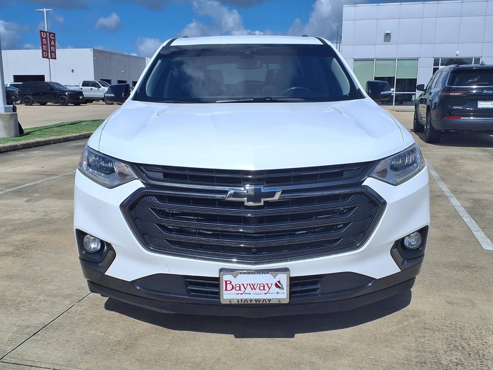 2019 Chevrolet Traverse Premier White at DeMontrond Gulf Freeway