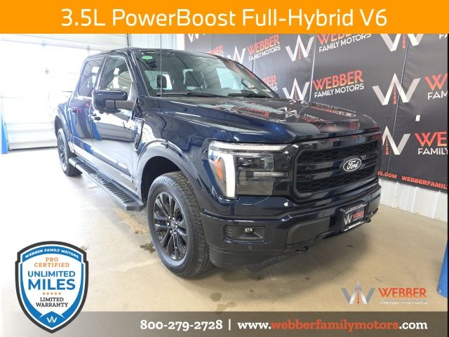 Antimatter Blue Metallic 2025 Ford F-150 Pickup Truck Four-Wheel Drive Automatic