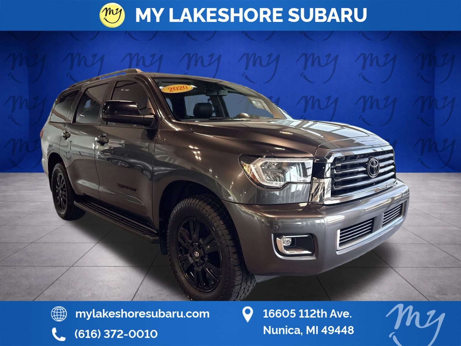 Magnetic Gray Metallic 2020 Toyota Sequoia SUV / Crossover Four-Wheel Drive 6-Speed Automatic
