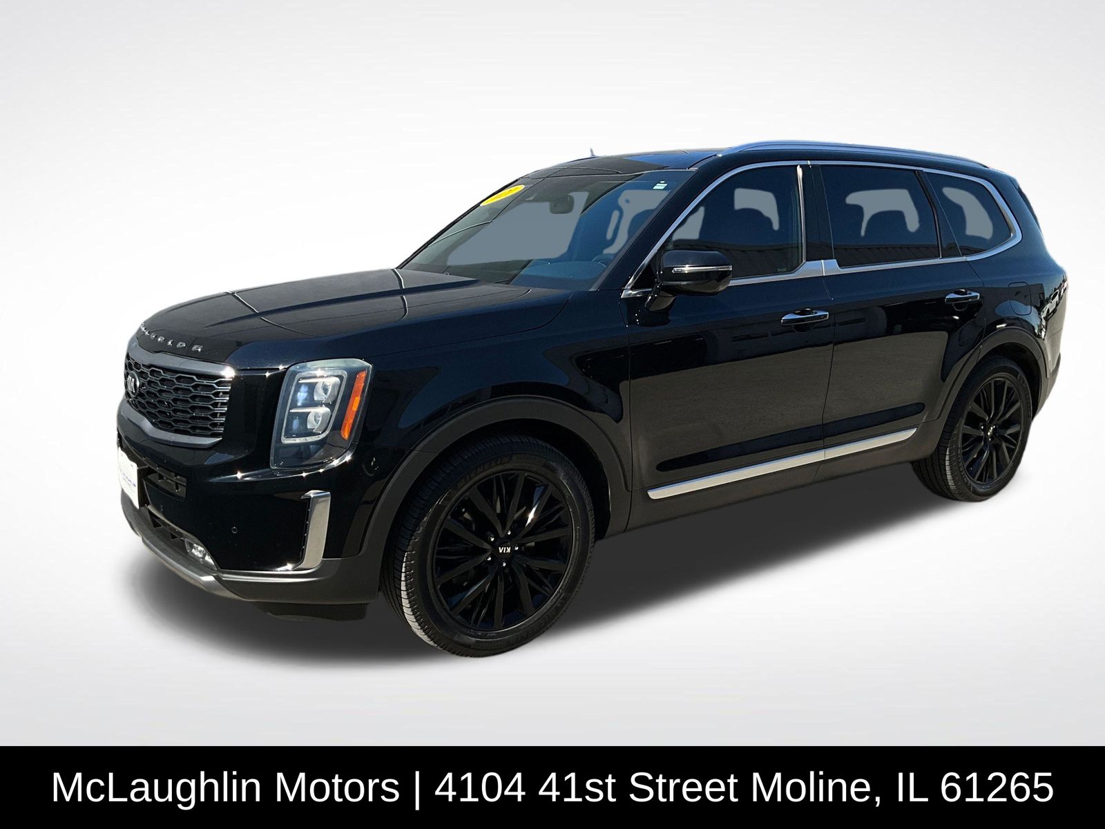 Ebony Black 2021 Kia Telluride SX FWD SUV / Crossover Front-Wheel Drive 8-Speed Automatic