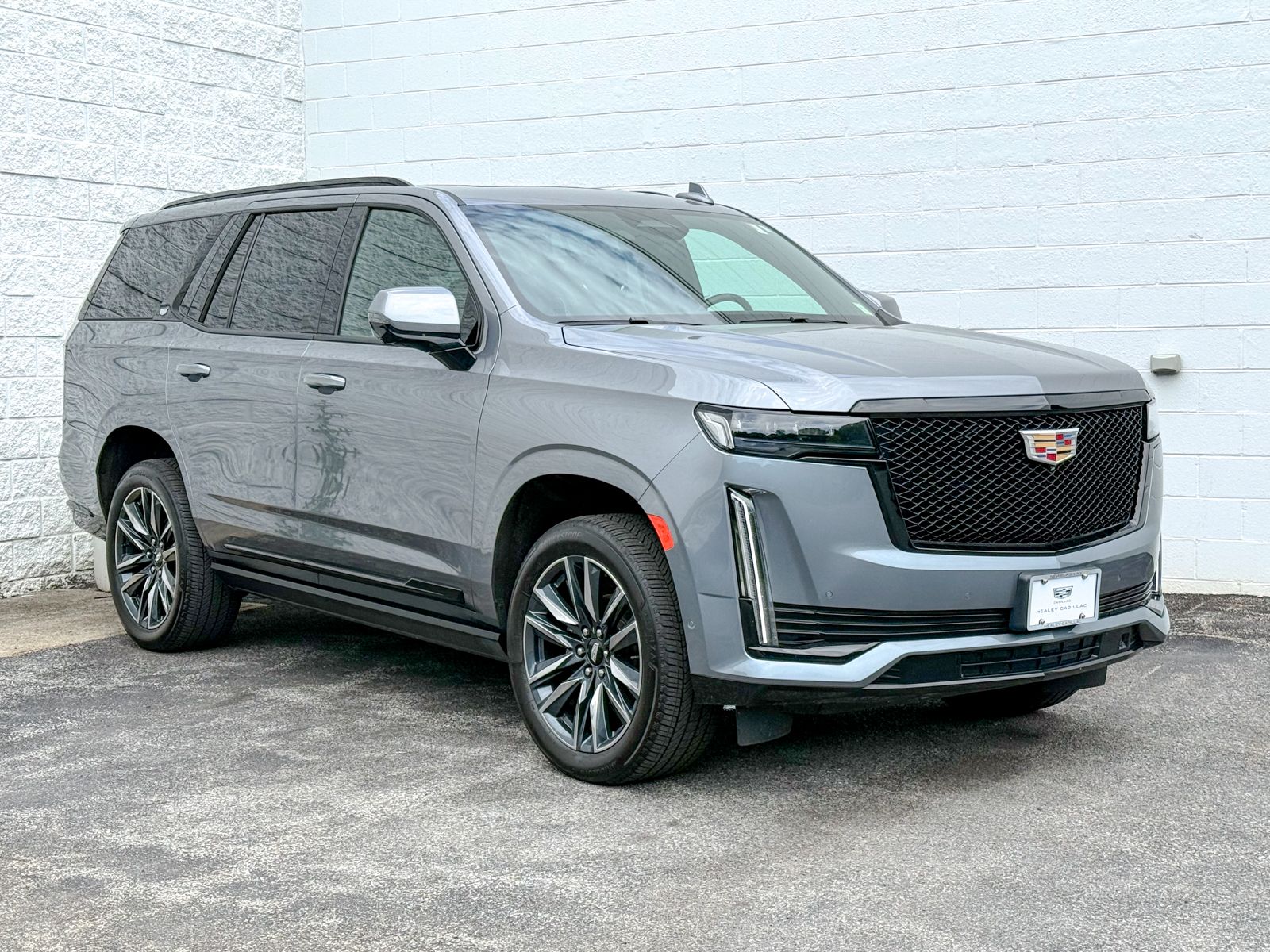 Gray (Satin Steel Metallic) 2021 Cadillac Escalade SUV / Crossover Four-Wheel Drive