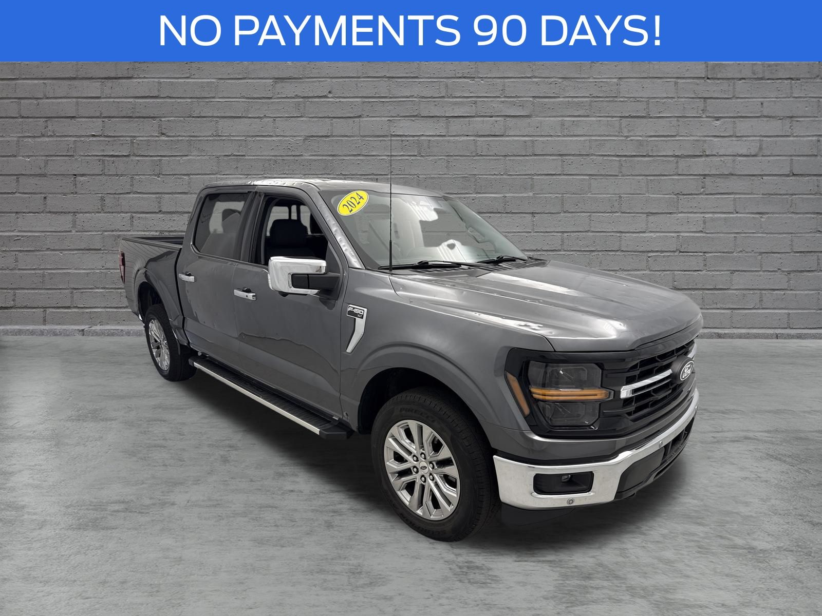 Carbonized Gray Metallic 2024 Ford F-150 Pickup Truck Four-Wheel Drive Automatic
