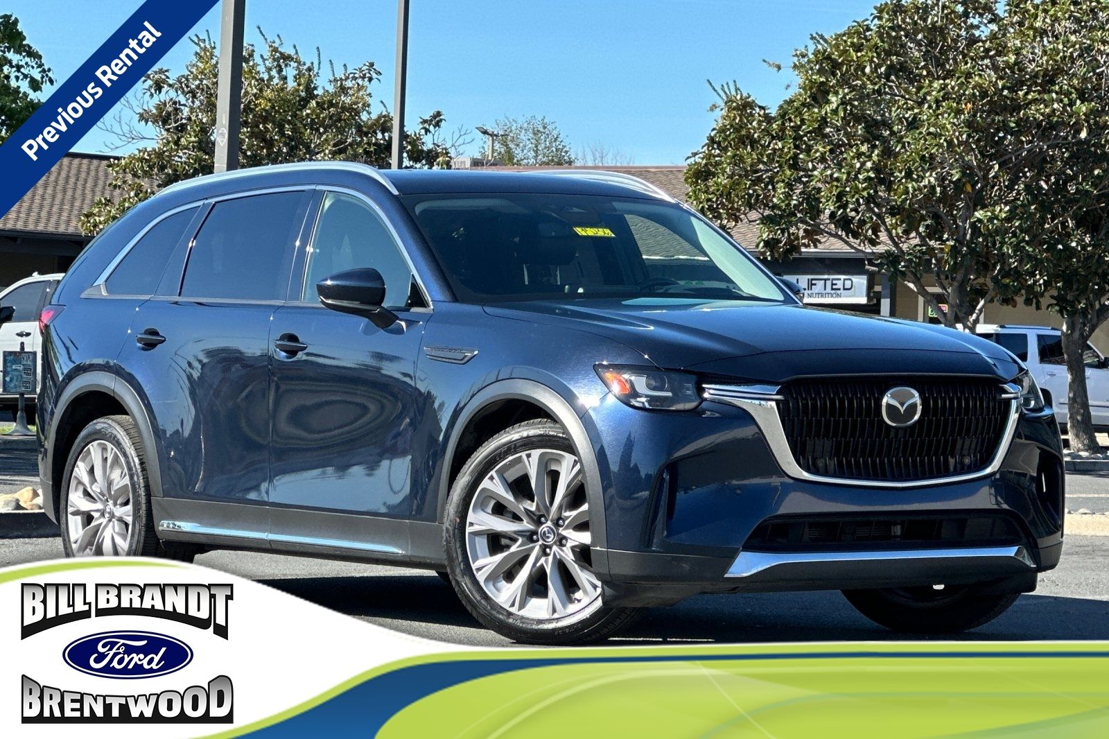 Deep Crystal Blue Mica 2024 Mazda CX-90 3.3 Turbo Premium AWD SUV / Crossover All-Wheel Drive 8-Speed Automatic