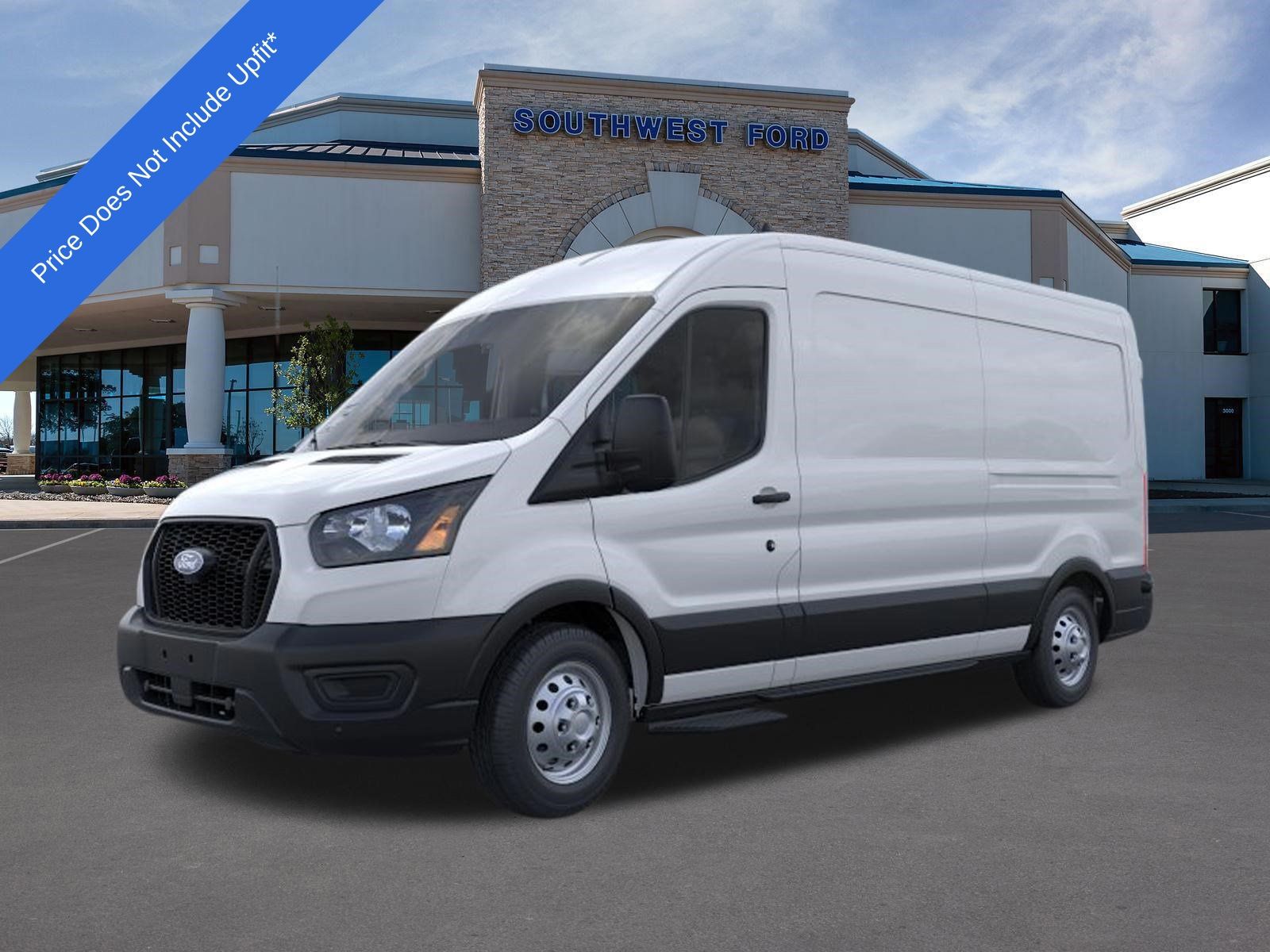Oxford White 2026 Ford Transit Cargo 250 Medium Roof LB AWD Van All-Wheel Drive