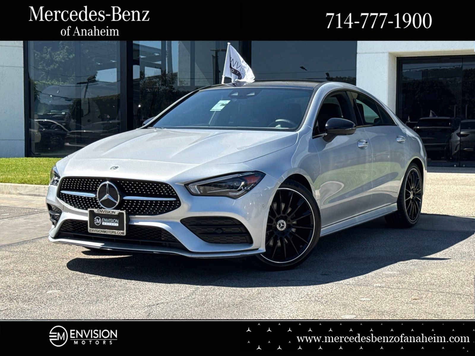 Iridium Silver Metallic 2023 Mercedes-Benz CLA Coupe Front-Wheel Drive 7-Speed Automatic
