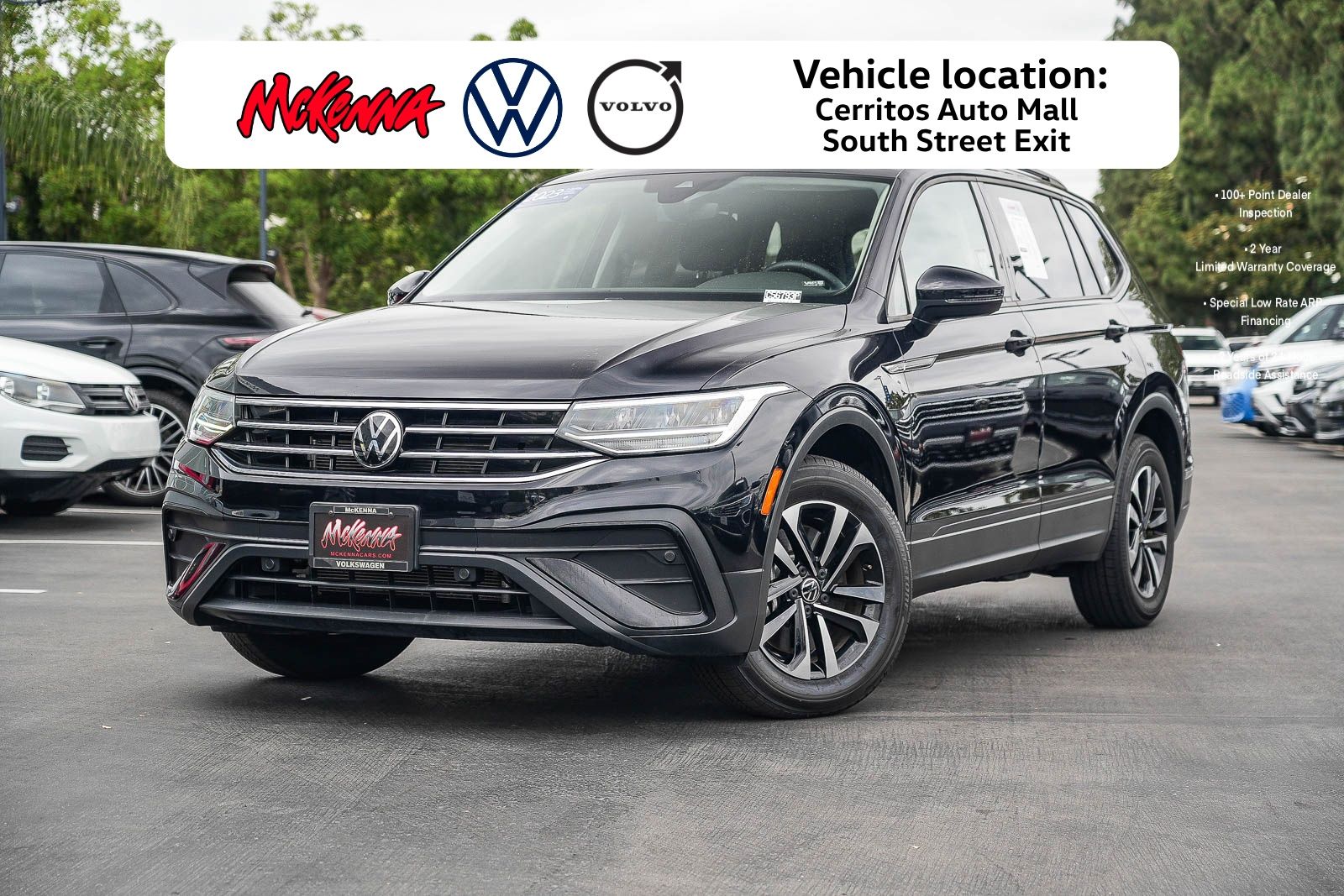 Deep Black 2023 Volkswagen Tiguan SUV / Crossover Front-Wheel Drive 8-Speed Automatic