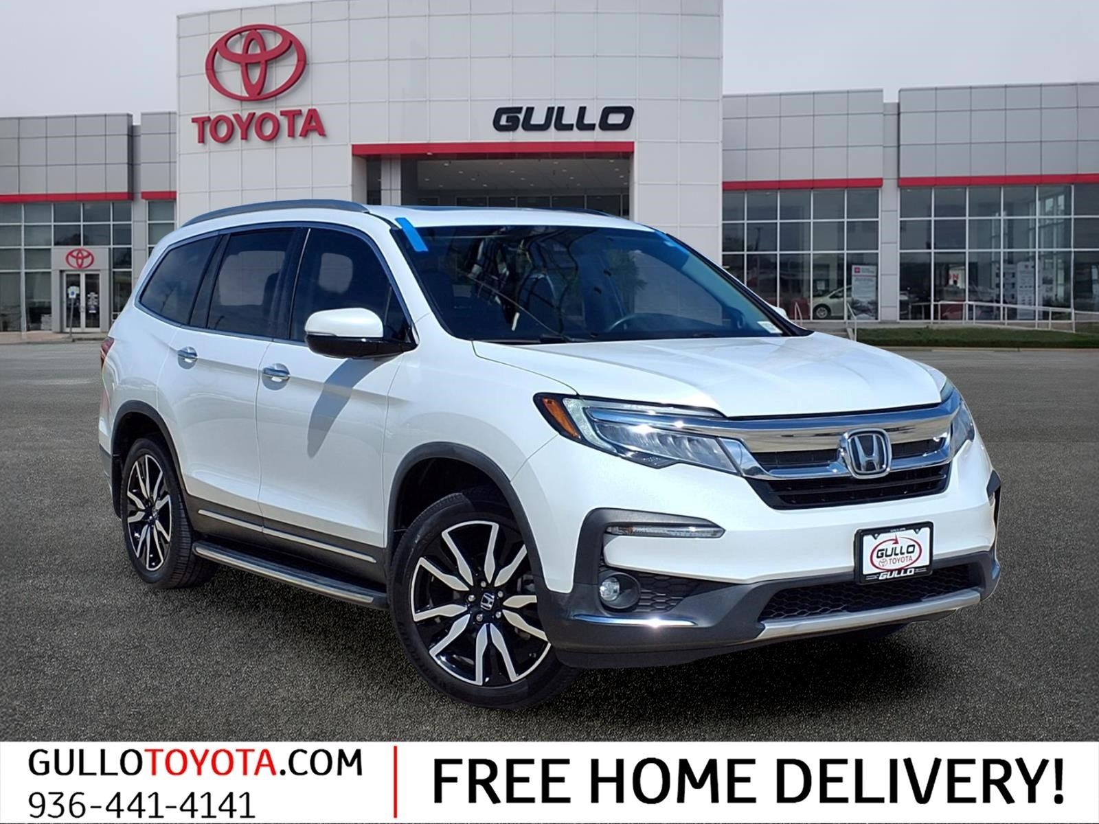 2021 Honda Pilot Elite White at Wharton Ford