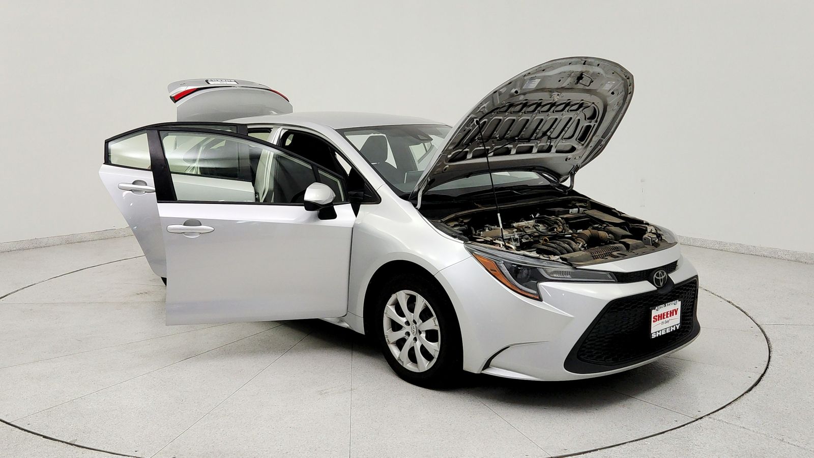 Used 2021 Silver Toyota LE image 11