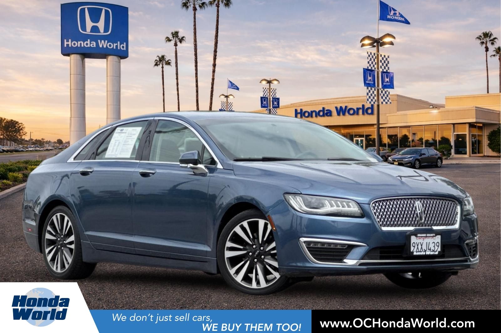 Diamond 2018 Lincoln MKZ Sedan Front-Wheel Drive 6-Speed Automatic