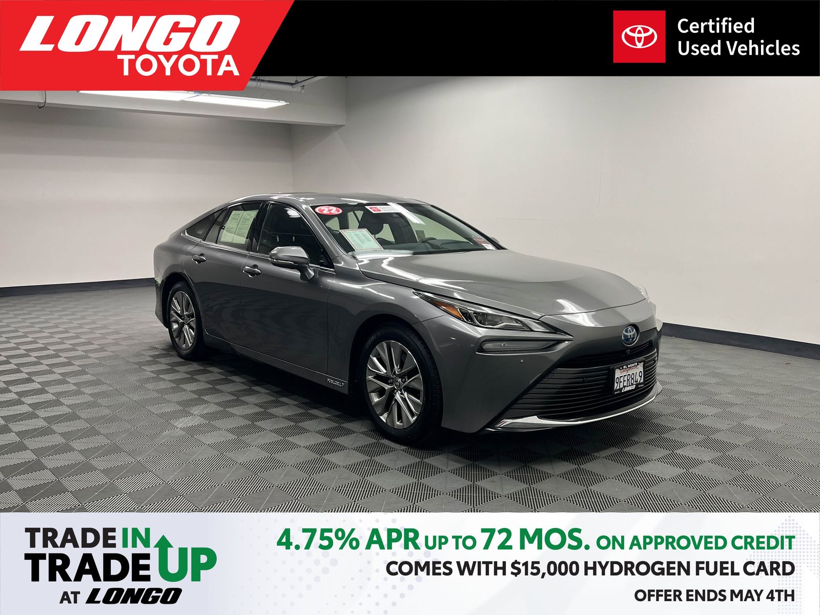 used 2022 Toyota Mirai car, priced at $12,888