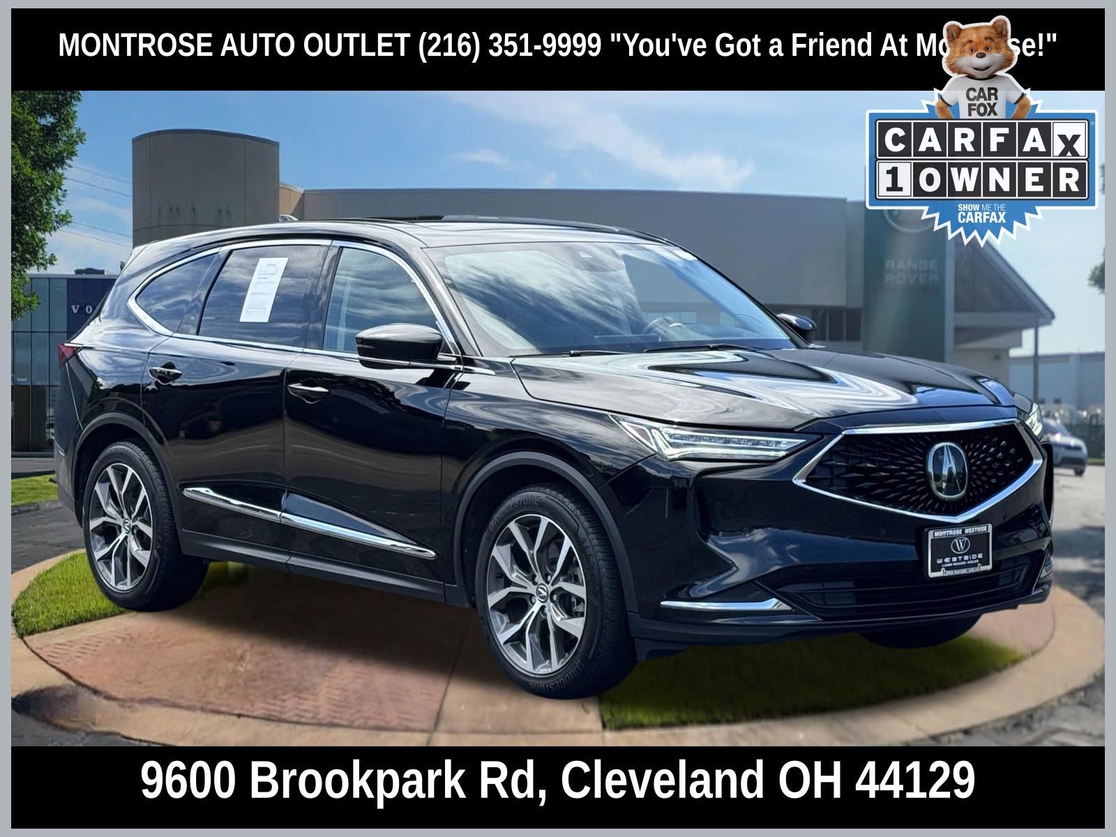 Majestic Black Pearl 2023 Acura MDX SUV / Crossover All-Wheel Drive Automatic