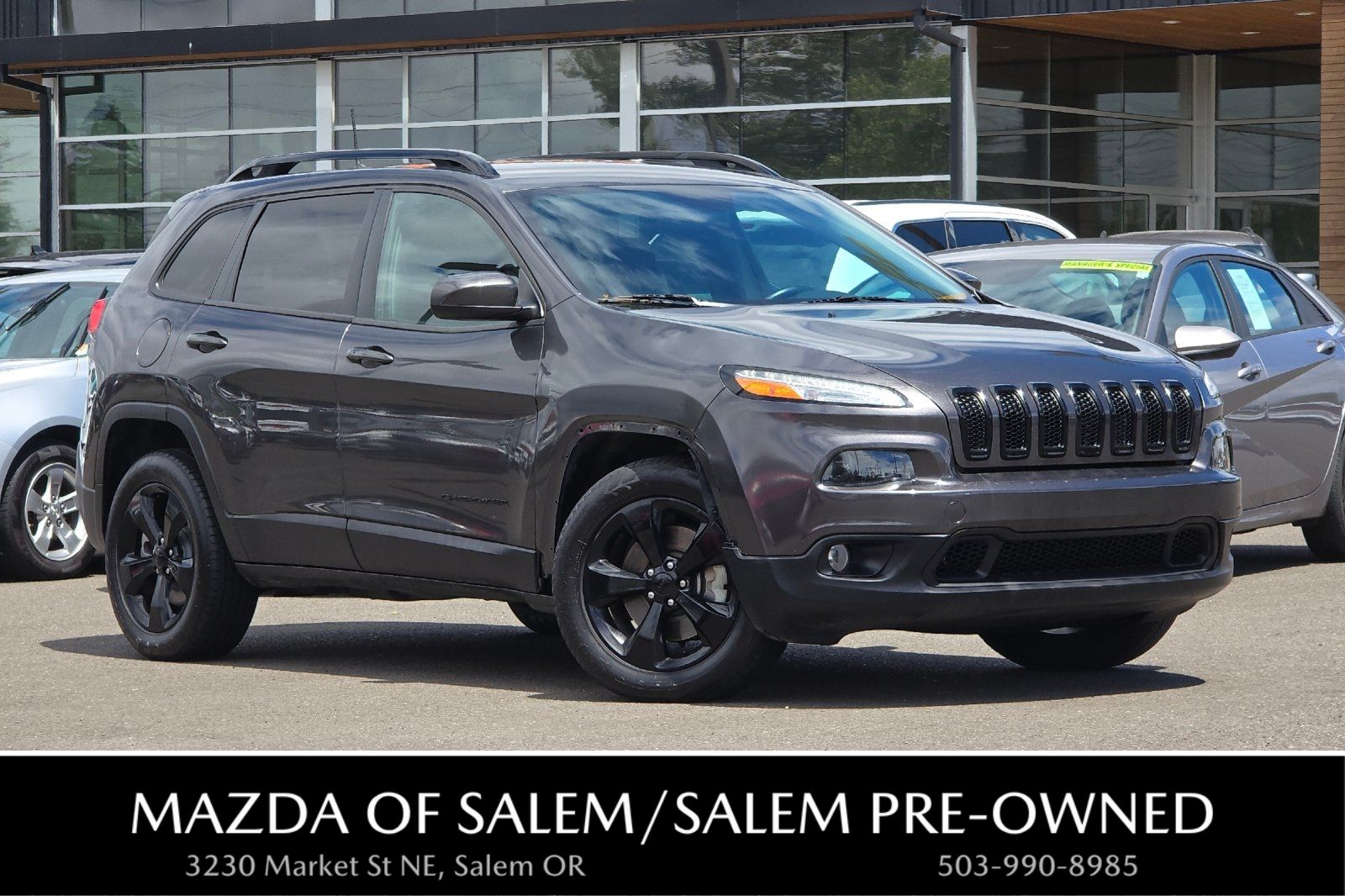 Crystal Metallic 2016 Jeep Cherokee SUV / Crossover Four-Wheel Drive 9-Speed Automatic