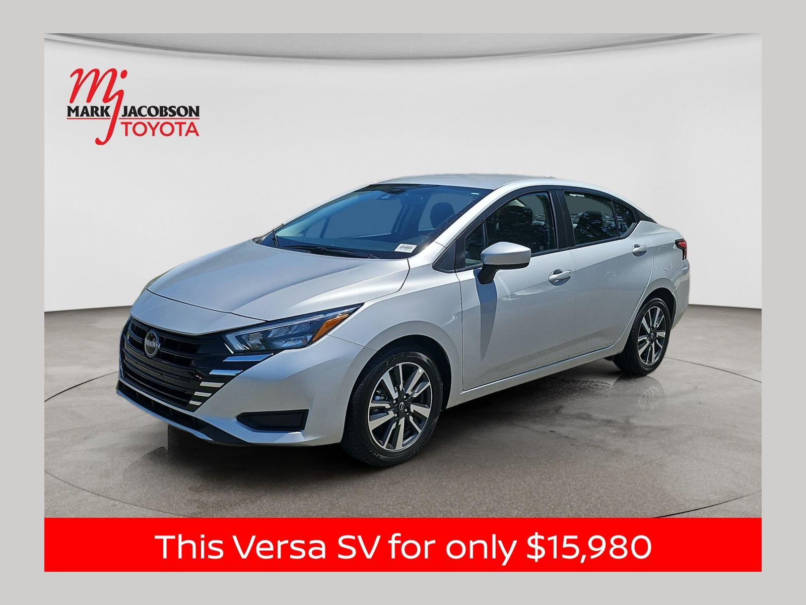 Brilliant Silver Metallic 2025 Nissan Versa Sedan Front-Wheel Drive Continuously Variable Transmission