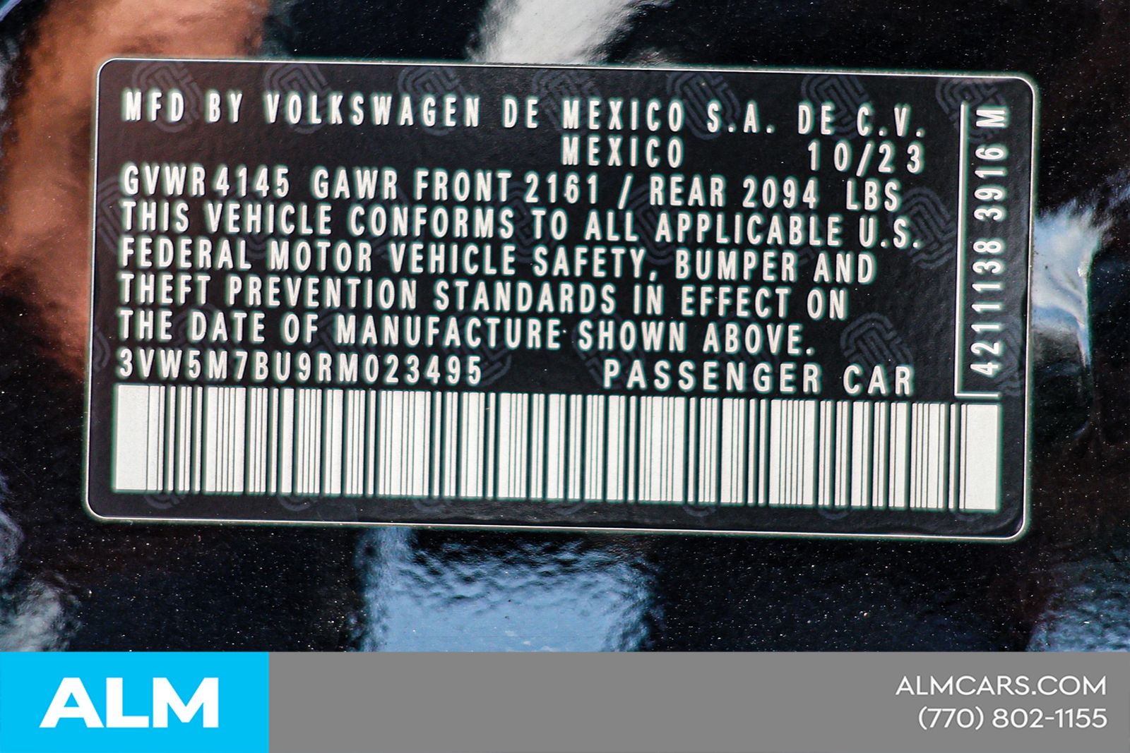 Used 2024 Black Volkswagen 1.5T S image 44