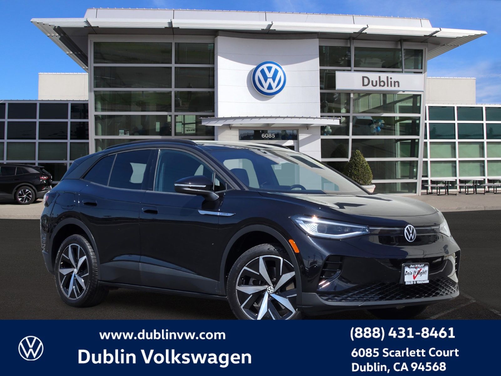 Deep Black 2023 Volkswagen ID.4 Pro S AWD SUV / Crossover All-Wheel Drive Automatic