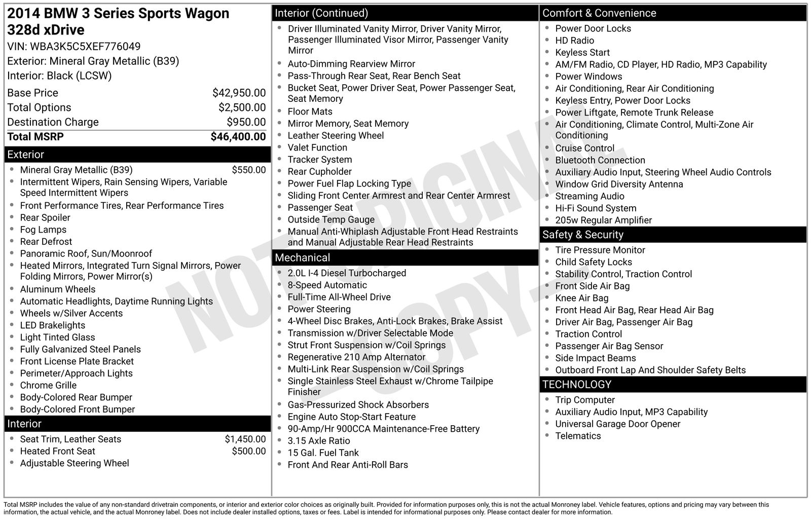 Used Car 2014 Bmw 3 Series  328d Xdrive For Sale Under $20,000 In Austin, Texas