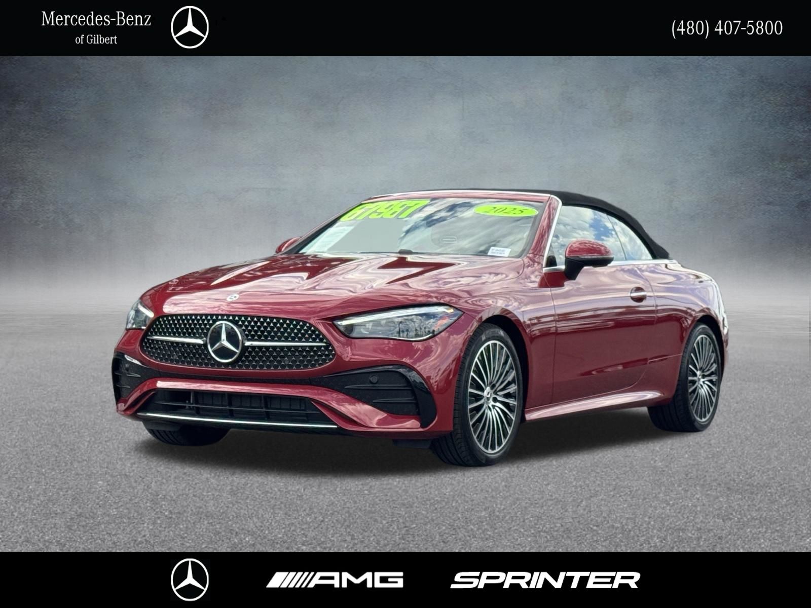 MANUFAKTUR Patagonia Red Metallic 2025 Mercedes-Benz CLE Convertible All-Wheel Drive 9-Speed Automatic