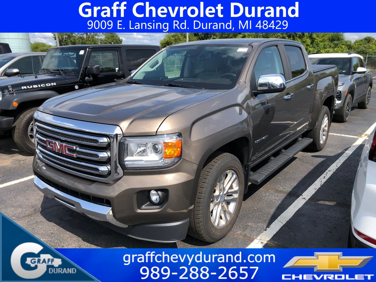 Bronze Alloy Metallic 2016 GMC Canyon Pickup Truck Four-Wheel Drive 6-Speed Automatic
