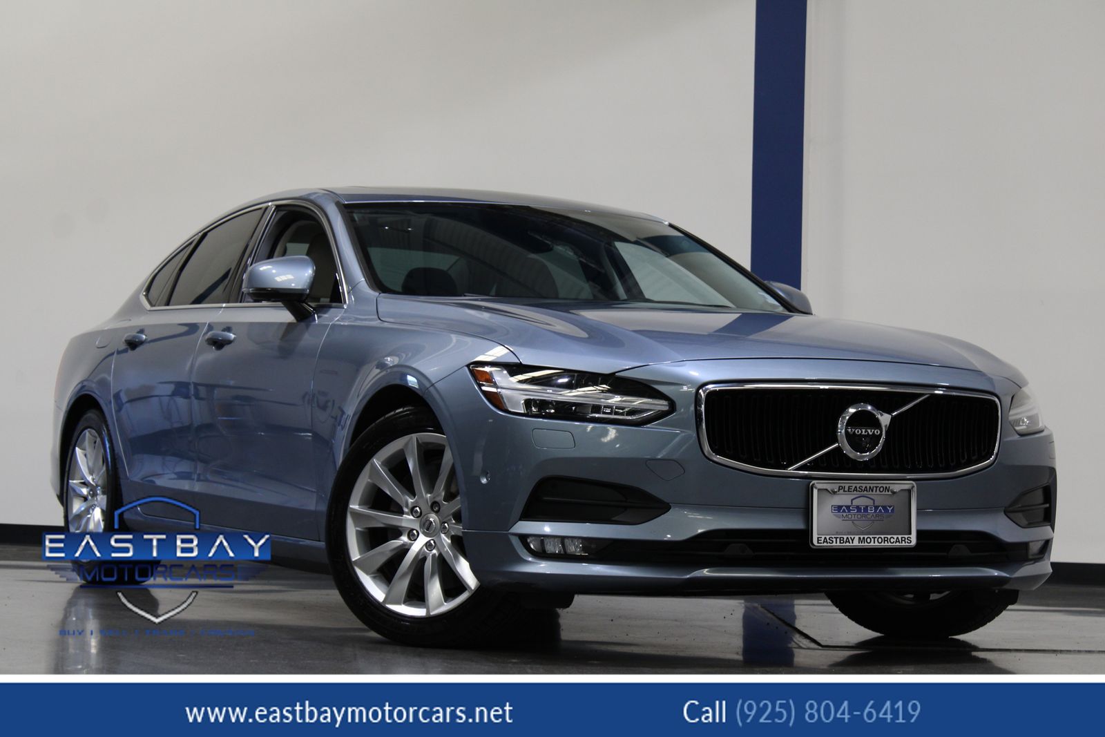 Blue Metallic 2017 Volvo S90 T6 Momentum AWD Sedan All-Wheel Drive Automatic
