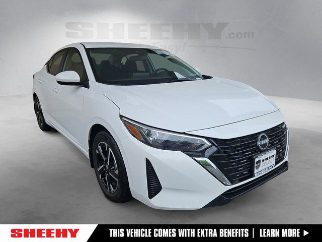 White (Fresh Powder) 2025 Nissan Sentra Sedan Front-Wheel Drive Continuously Variable Transmission