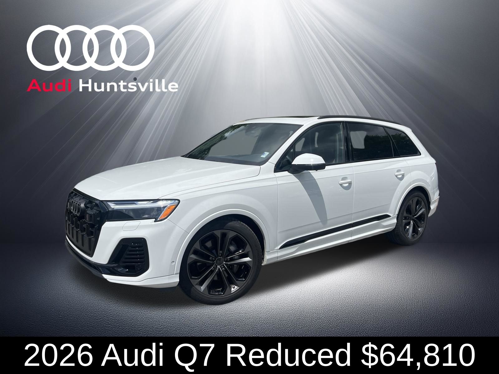 Carrara White 2026 Audi Q7 SUV / Crossover All-Wheel Drive 8-Speed Automatic