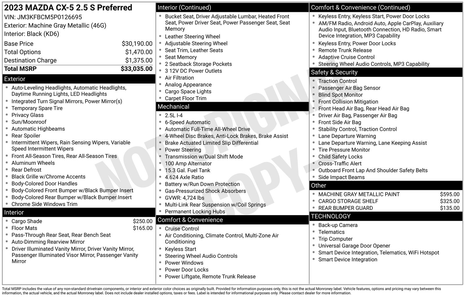 Used Car 2023 Mazda Cx-5  2.5 S Preferred Package For Sale Under $25,000 In Austin, Texas