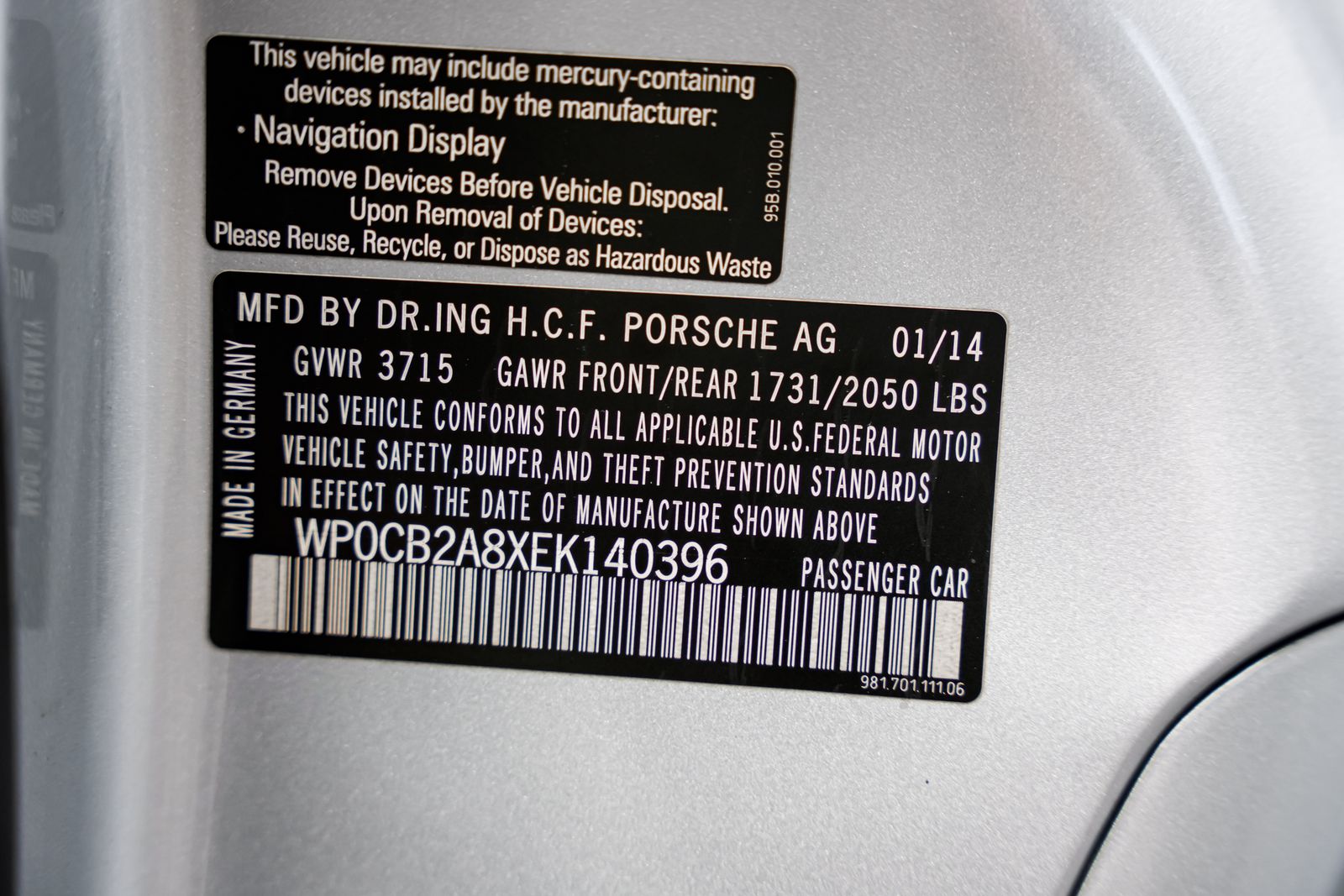 2014 Porsche Boxster S — photo 39