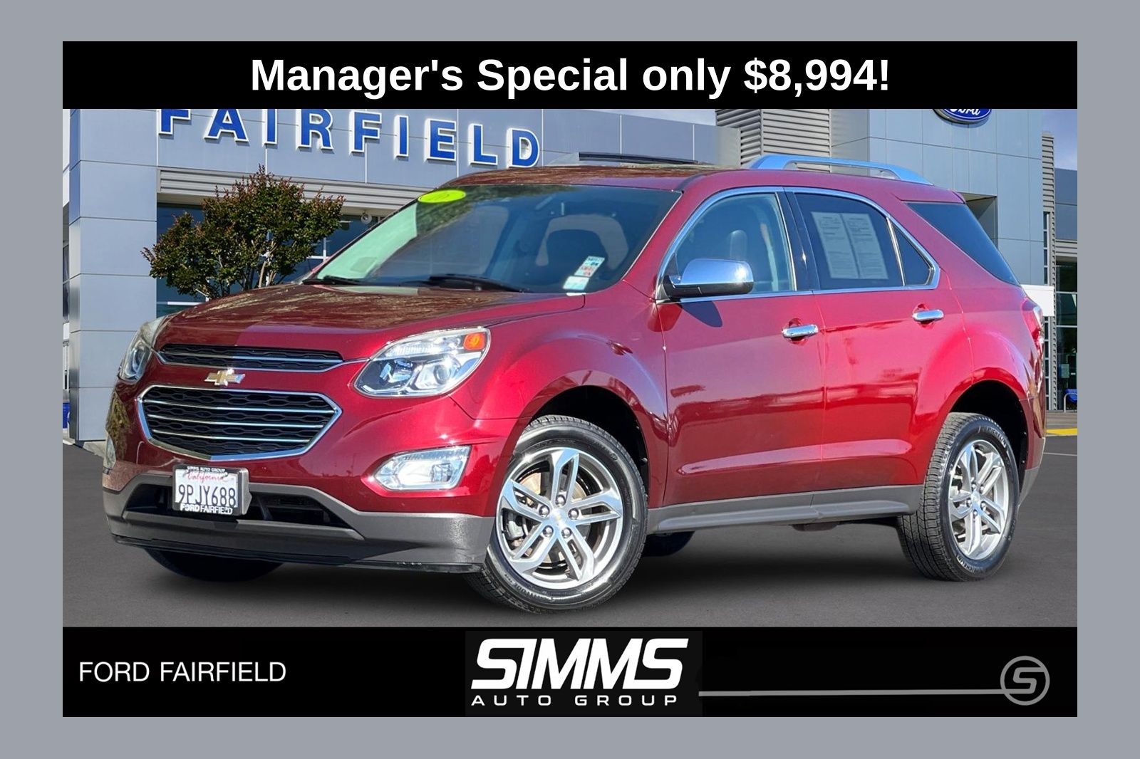 2016 Chevrolet Equinox LTZ FWD