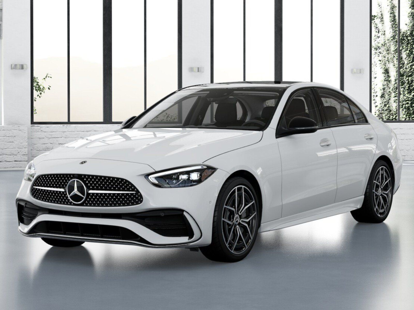 Polar White 2026 Mercedes-Benz C-Class Sedan Rear-Wheel Drive 9-Speed Automatic