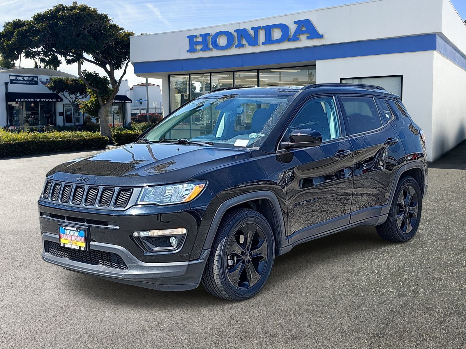 Diamond Black Crystal Pearlcoat 2021 Jeep Compass SUV / Crossover Front-Wheel Drive 6-Speed Automatic