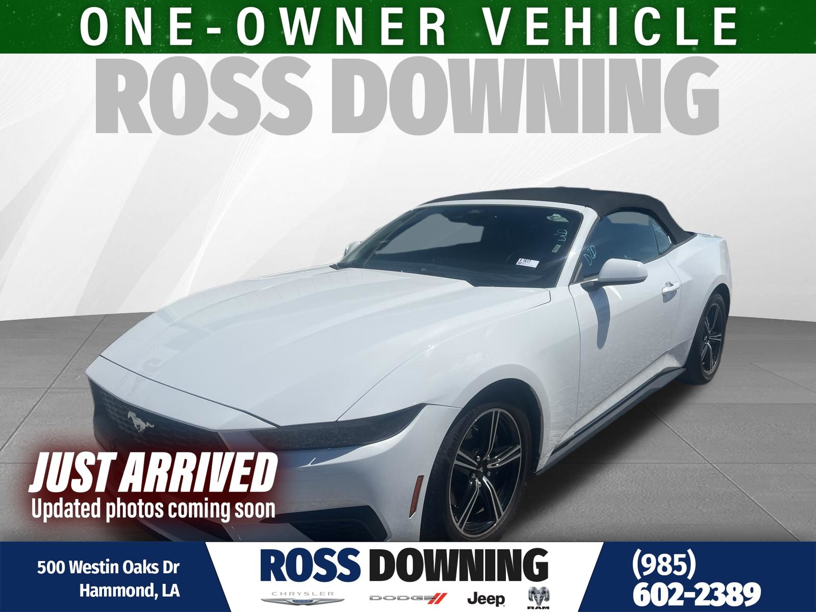 2025 Ford Mustang EcoBoost Premium Convertible RWD