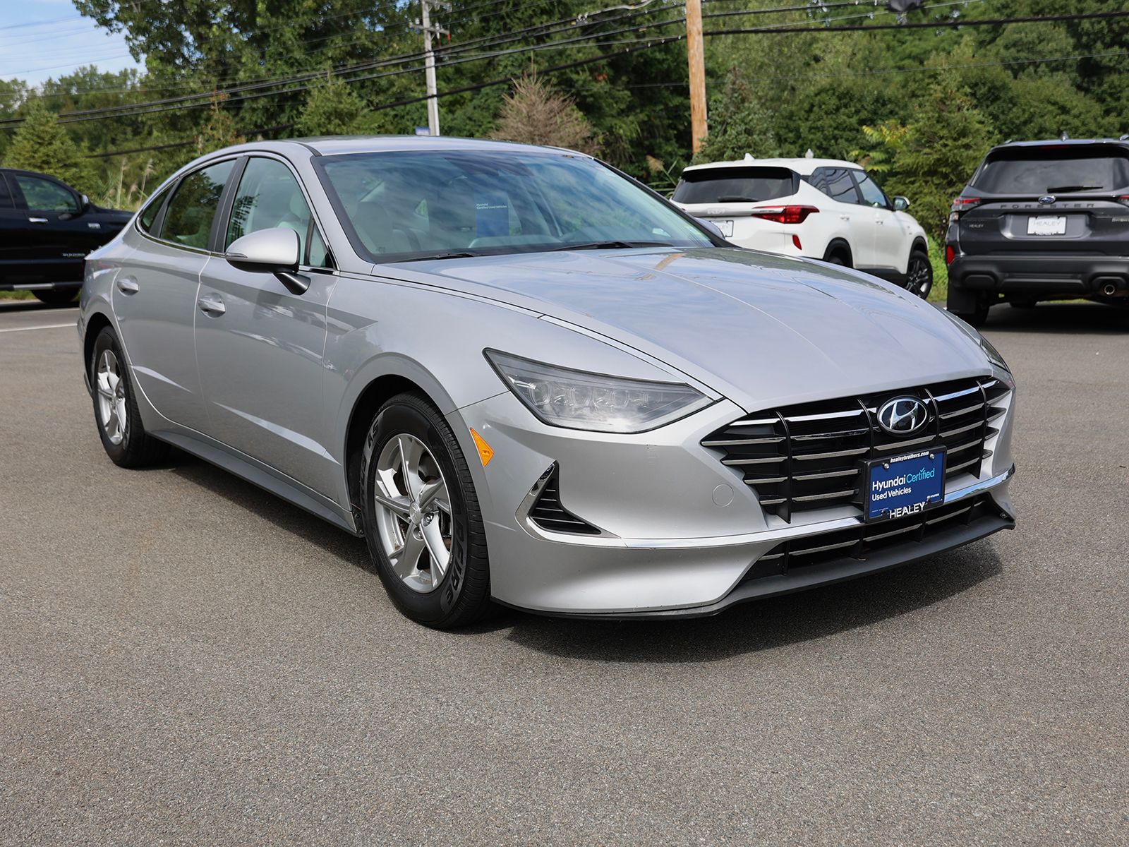 Curated Silver 2023 Hyundai Sonata Sedan Front-Wheel Drive 8-Speed Automatic