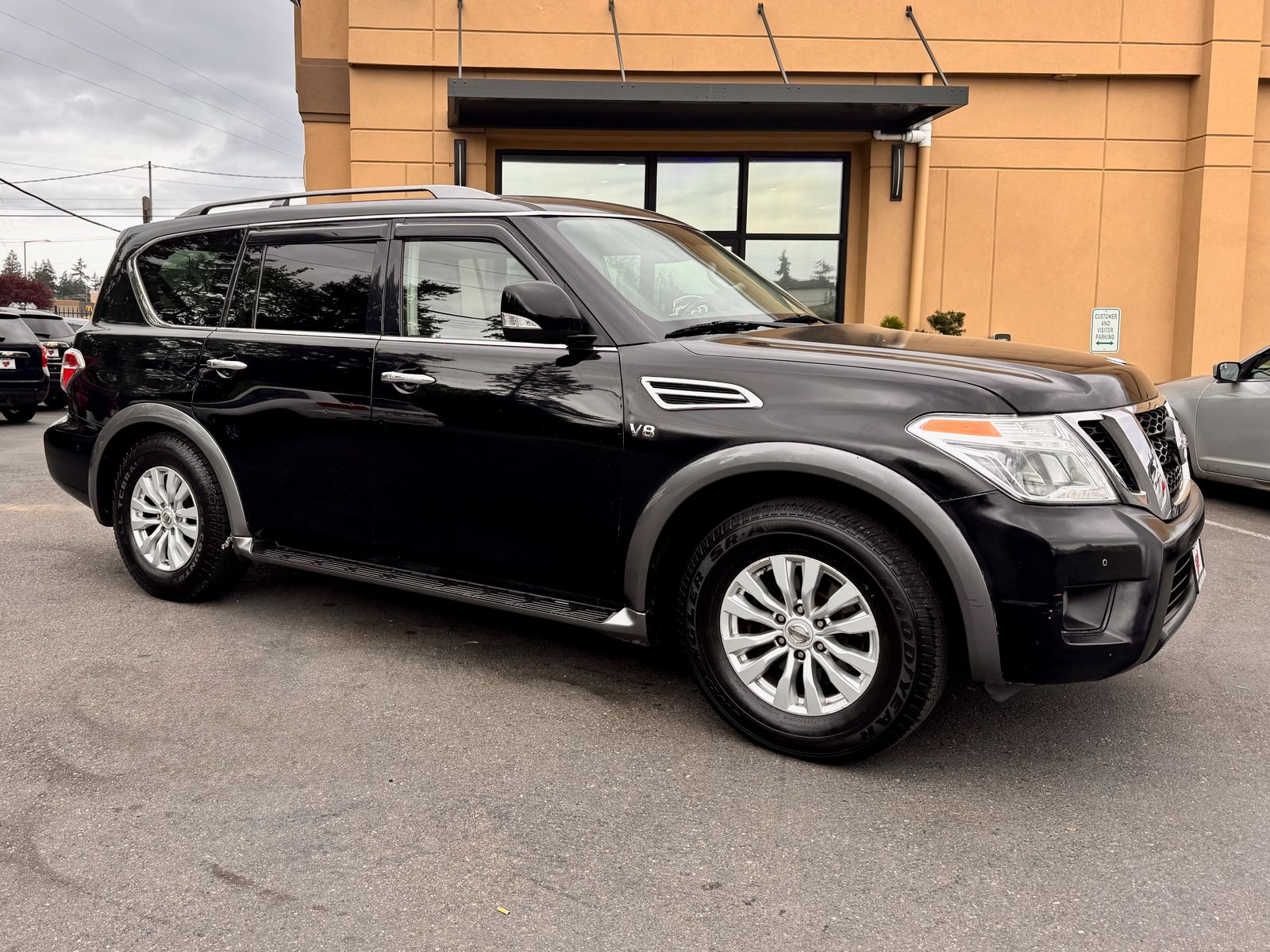 Super Black 2018 Nissan Armada SV SUV / Crossover 4X2 7-Speed Automatic