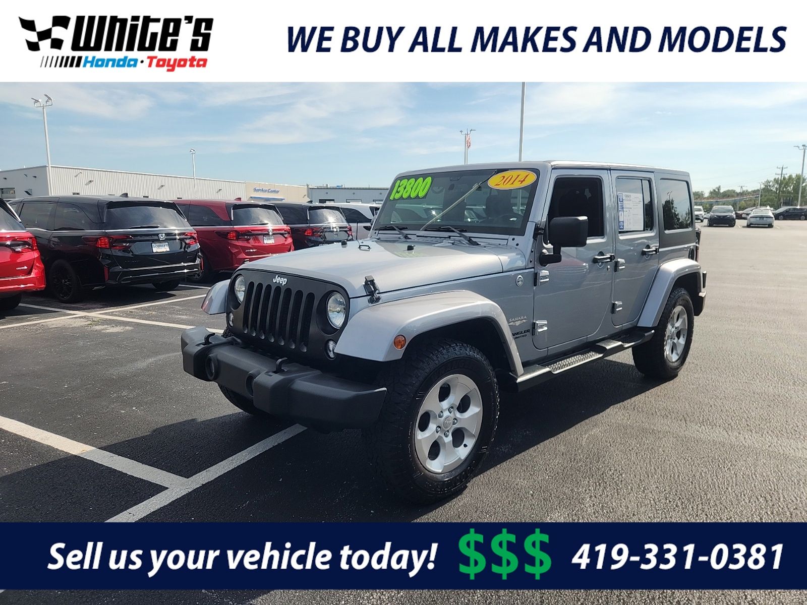Billet Metallic Clearcoat 2014 Jeep Wrangler SUV / Crossover Four-Wheel Drive 5-Speed Automatic