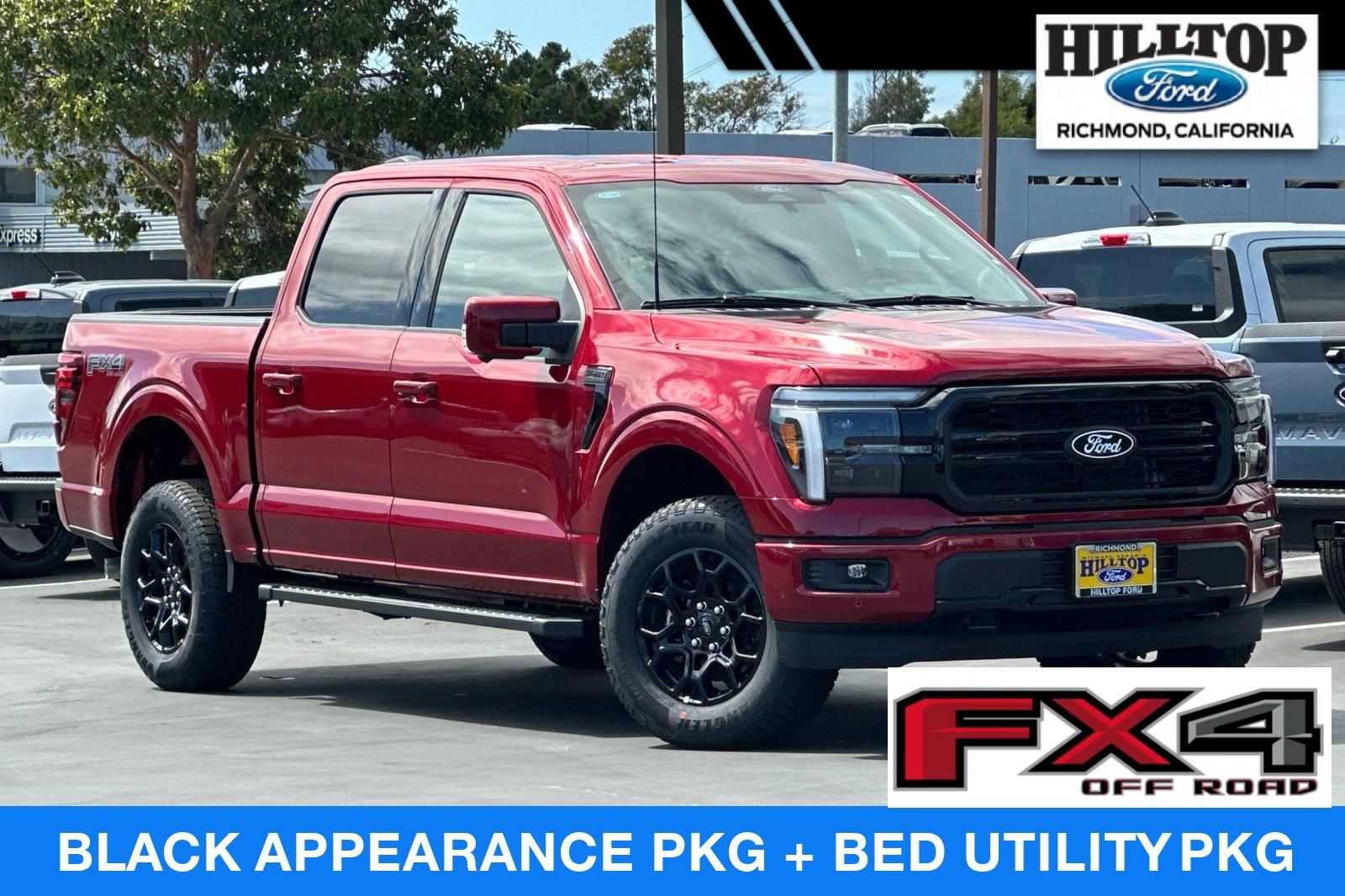 Ruby Red Metallic 2026 Ford F-150 Pickup Truck Four-Wheel Drive Automatic