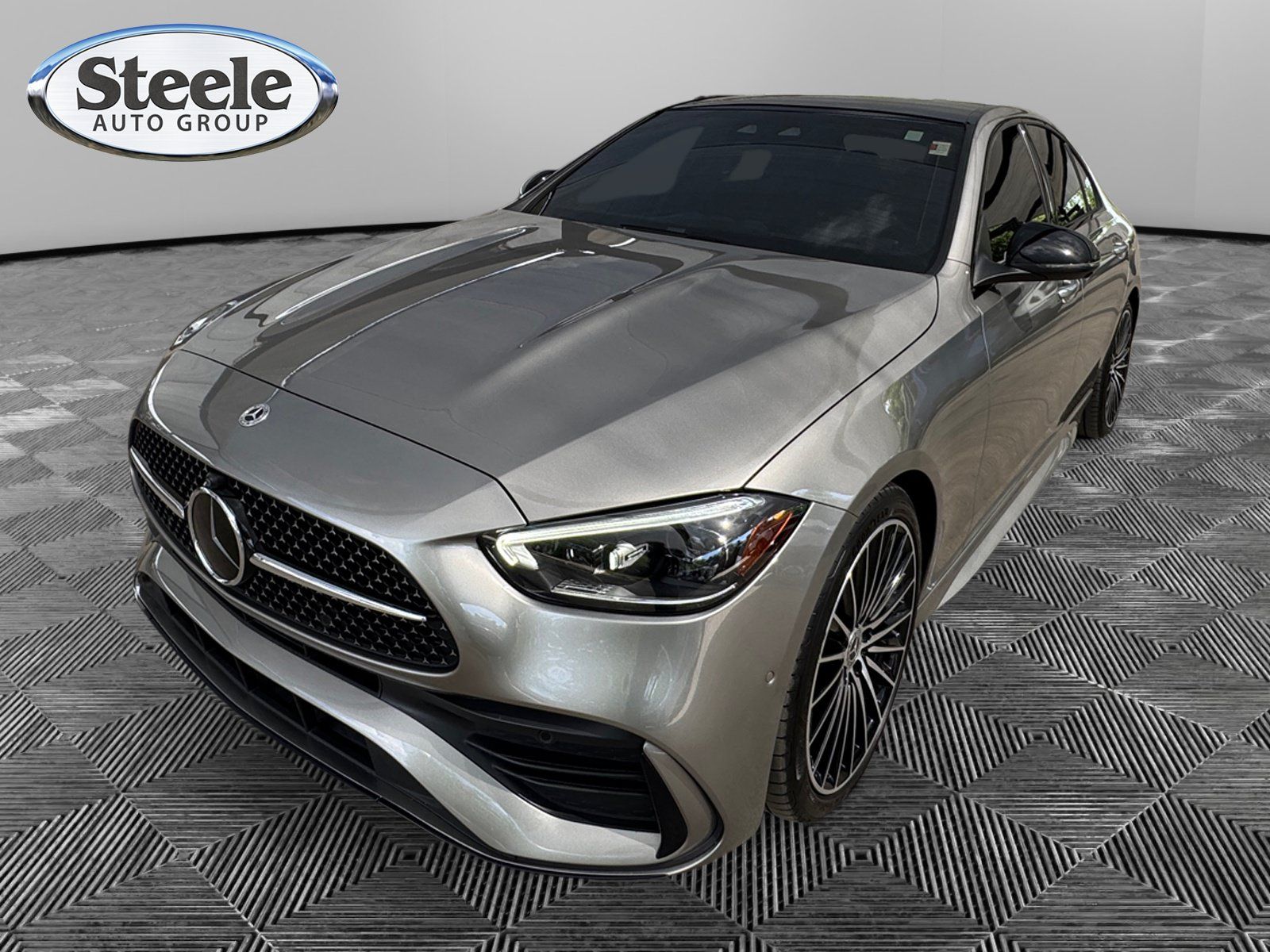 Mojave Silver Metallic 2023 Mercedes-Benz C-Class Sedan All-Wheel Drive 9-Speed Automatic