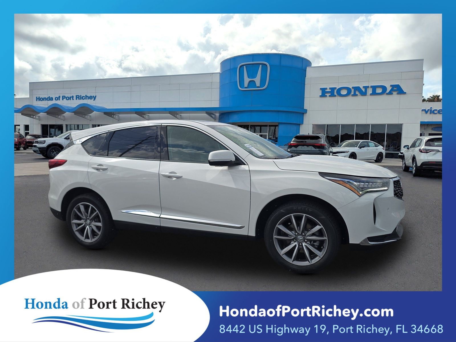 Platinum White Pearl 2023 Acura RDX SUV / Crossover Front-Wheel Drive Automatic