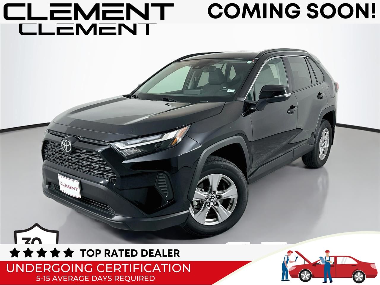 Midnight Black Metallic 2025 Toyota RAV4 SUV / Crossover Front-Wheel Drive 8-Speed Automatic