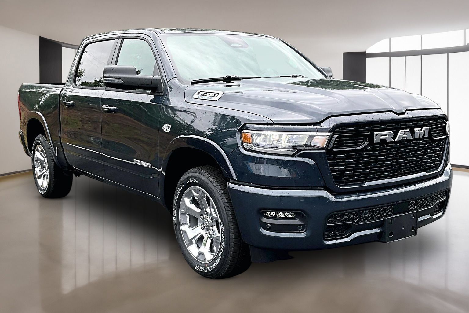 Forged Blue Metallic 2026 RAM 1500 Pickup Truck Four-Wheel Drive 8-Speed Automatic