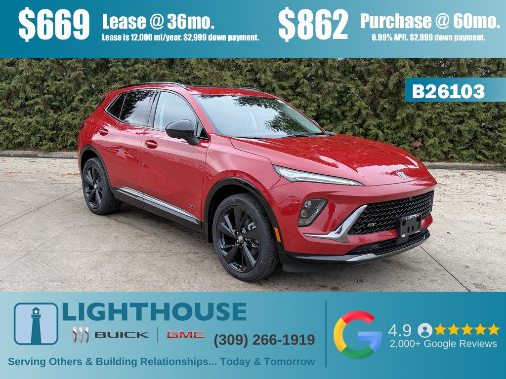 Brilliant Red 2026 Buick Envision SUV / Crossover All-Wheel Drive 9-Speed Automatic