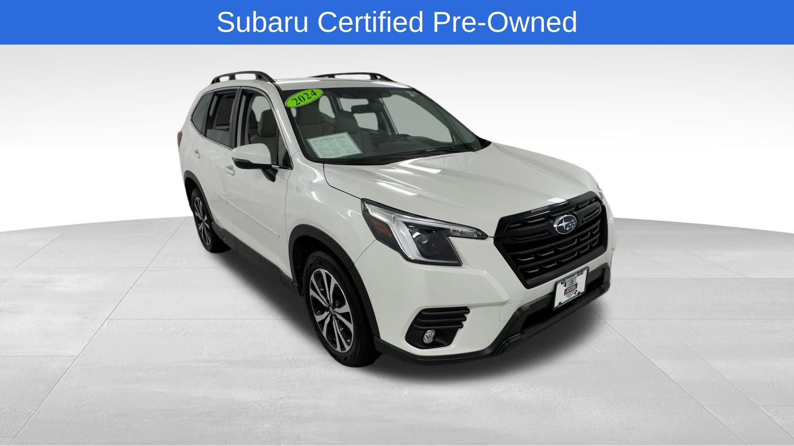 Crystal White Pearl 2024 Subaru Forester SUV / Crossover All-Wheel Drive Continuously Variable Transmission