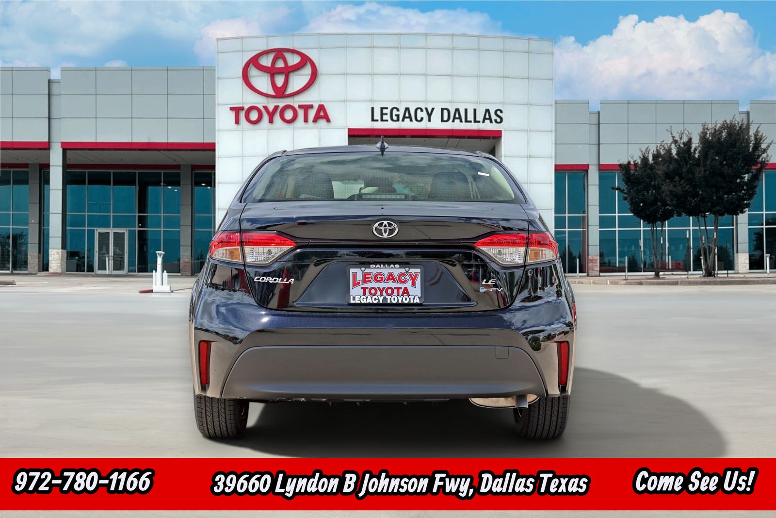 New 2026 Black Toyota LE image 7