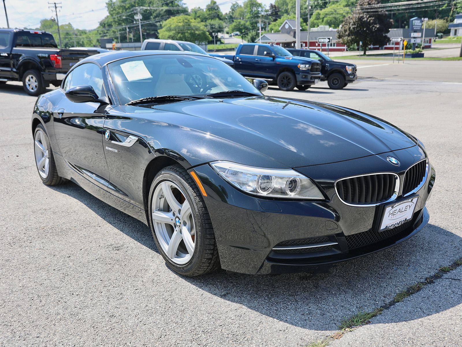 Black Sapphire Metallic 2014 BMW Z4 Convertible Rear-Wheel Drive 6-Speed Manual