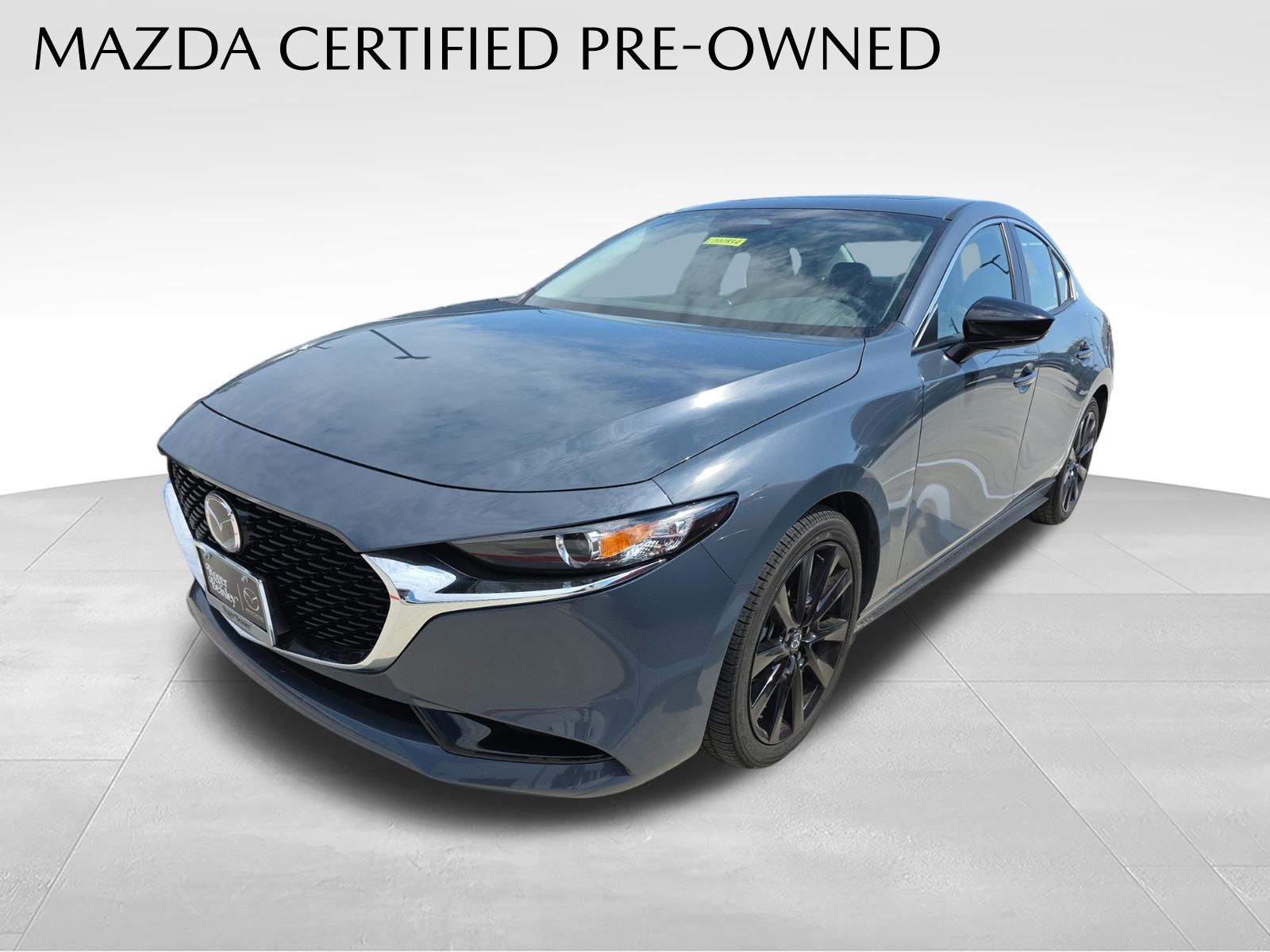 Polymetal Gray Metallic 2025 Mazda MAZDA3 2.5 S Carbon Edition Sedan AWD Sedan All-Wheel Drive 6-Speed Automatic