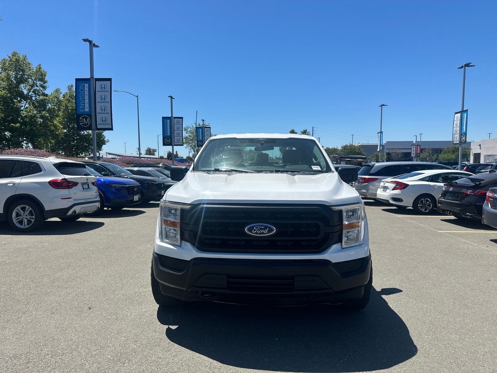 Oxford White 2021 Ford F-150 XL SuperCrew 4WD Pickup Truck Four-Wheel Drive Automatic