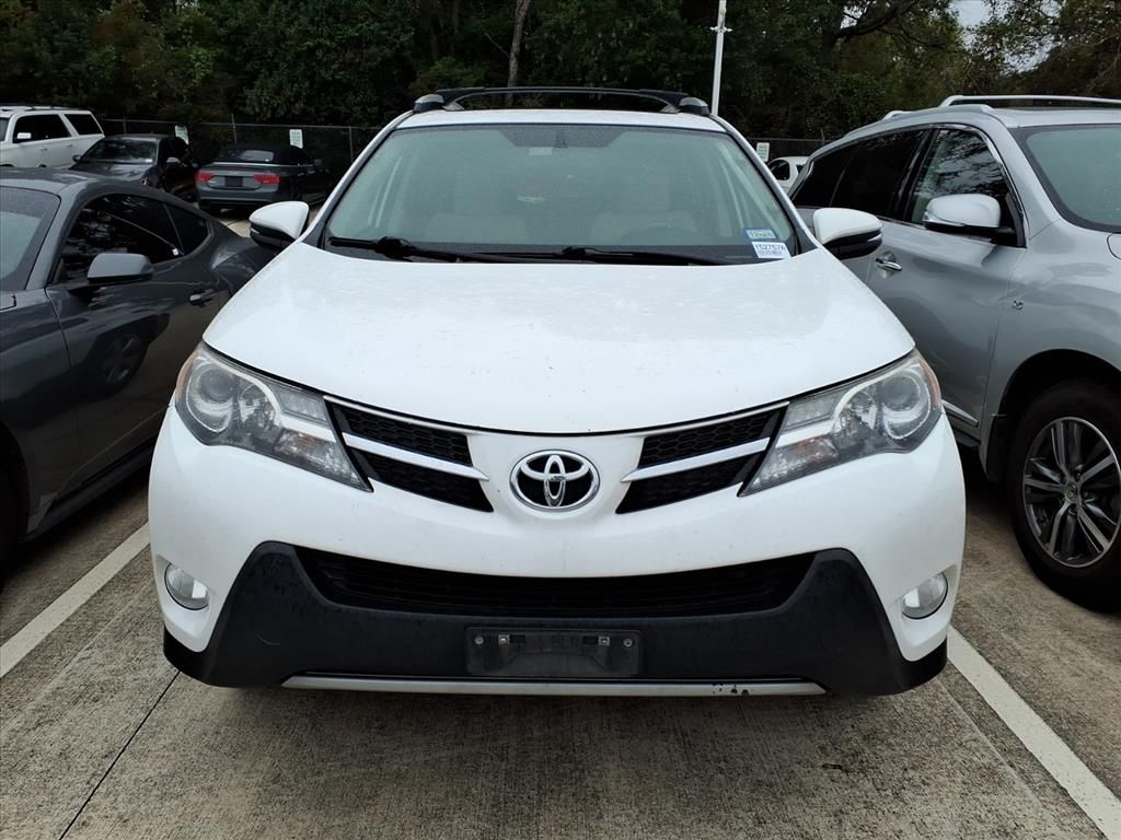2015 Toyota RAV4 XLE White at Don McGill Toyota