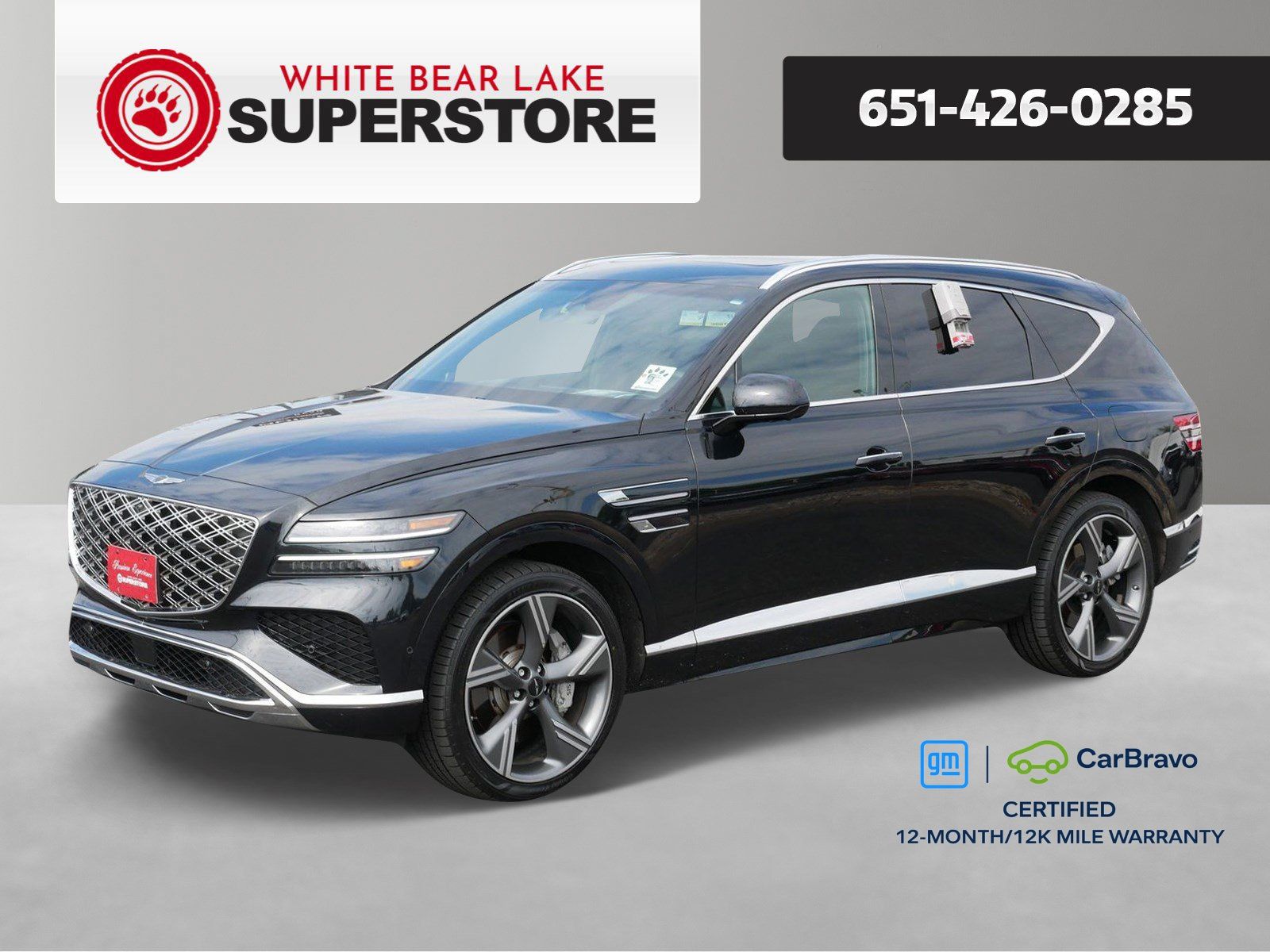 Black 2025 Genesis GV80 SUV / Crossover All-Wheel Drive 8-Speed Automatic